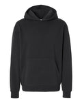 Front View of Black Mainstreet Hooded Sweatshirt - IND420XD