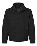 Front View of Black Maverick Boulder Cloth™ Jacket with Blanket Lining - 5028