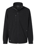 Front View of Black Motion Soft Shell Jacket - 5350