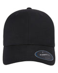 Front View of Black NU® Adjustable Cap - 6110NU