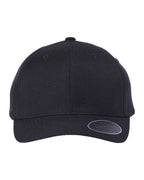 Front View of Black NU® Cap - 6100NU