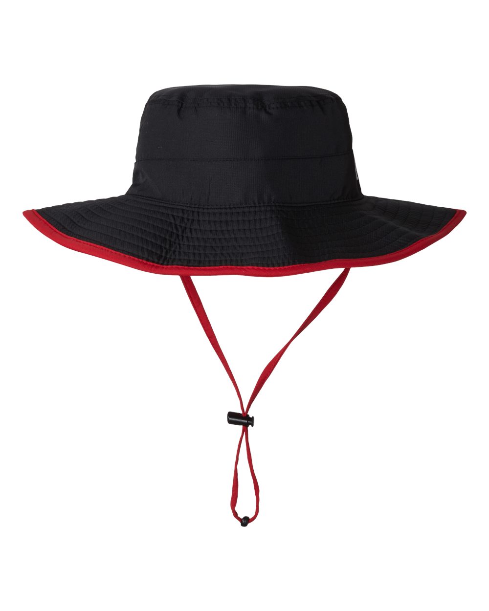 Front View of Black/ Red Ultralight Booney - GB400