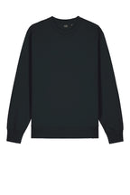 Front View of Black Stanley/Stella Unisex Changer 2.0 Crewneck Sweatshirt SXU004