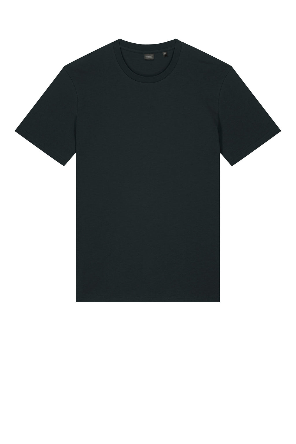 Front View of Black Stanley/Stella Unisex Crafter Tee SXU007