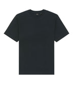 Front View of Black Stanley/Stella Unisex Freestyler Heavyweight Tee SXU018