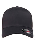 Front View of Black Ultrafiber Mesh Cap - 6533