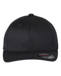 Front View of Black Youth Cotton Blend Cap - 6277Y
