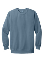 Front View of Blue Jean COMFORT COLORS Ring Spun Crewneck Sweatshirt. 1566
