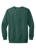 Front View of Blue Spruce COMFORT COLORS Ring Spun Crewneck Sweatshirt. 1566