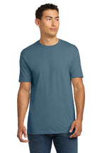 Front View of BlueJean Next Level Apparel Adult Cotton Tee. NL3600