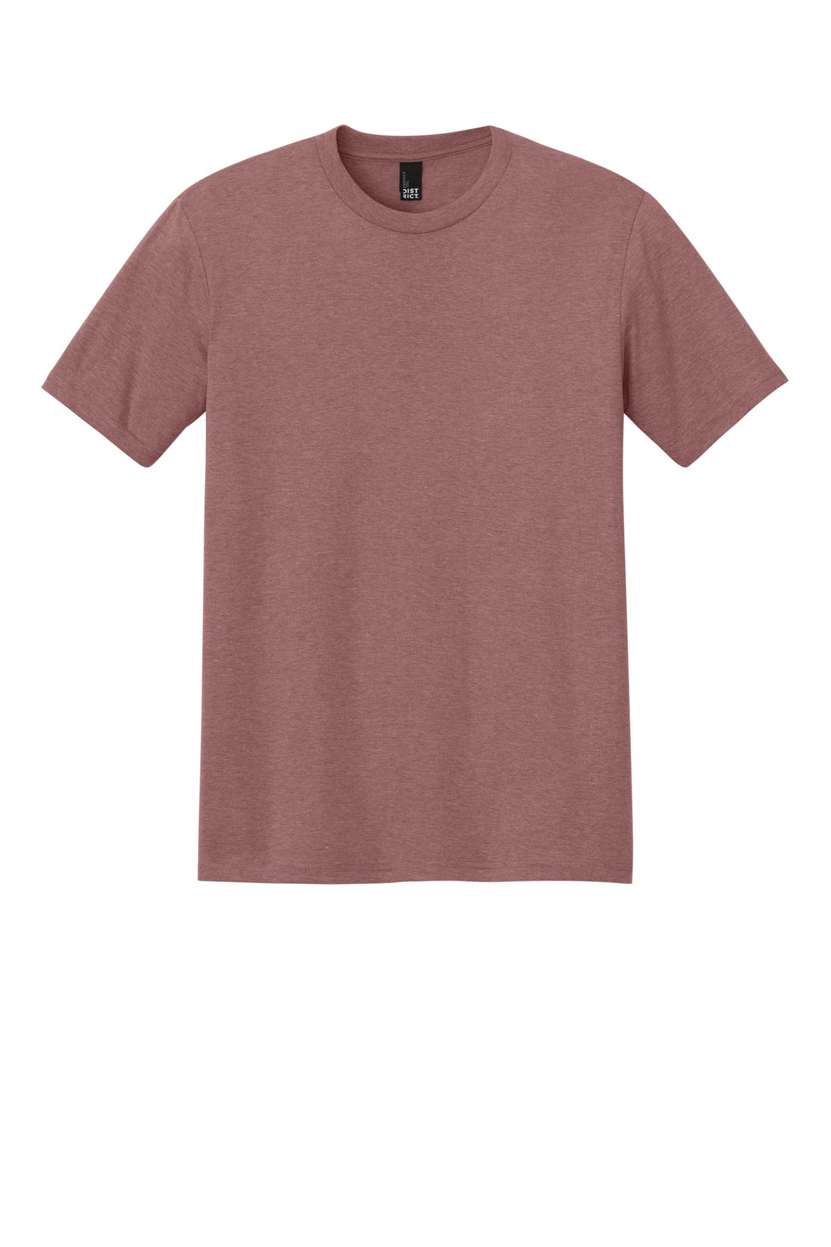 Front View of Blush Frost District Perfect Tri Tee. DM130
