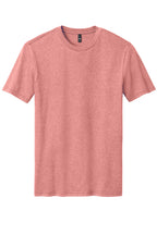 Front View of BlustFrost District Perfect Blend CVC Tee. DM108