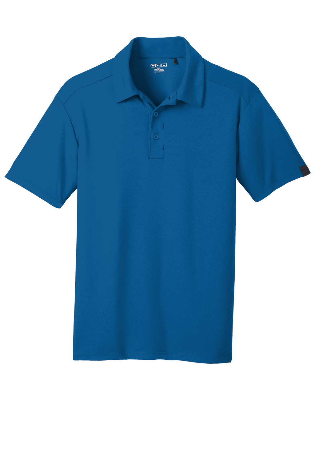 Front View of Bolt Blue OGIO Framework Polo. OG125
