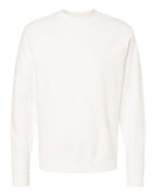 Front View of Bone Midweight Crewneck Sweatshirt - SS3000