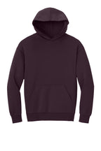 Front View of Bordeaux District V.I.T. Heavyweight Fleece Hoodie DT6150