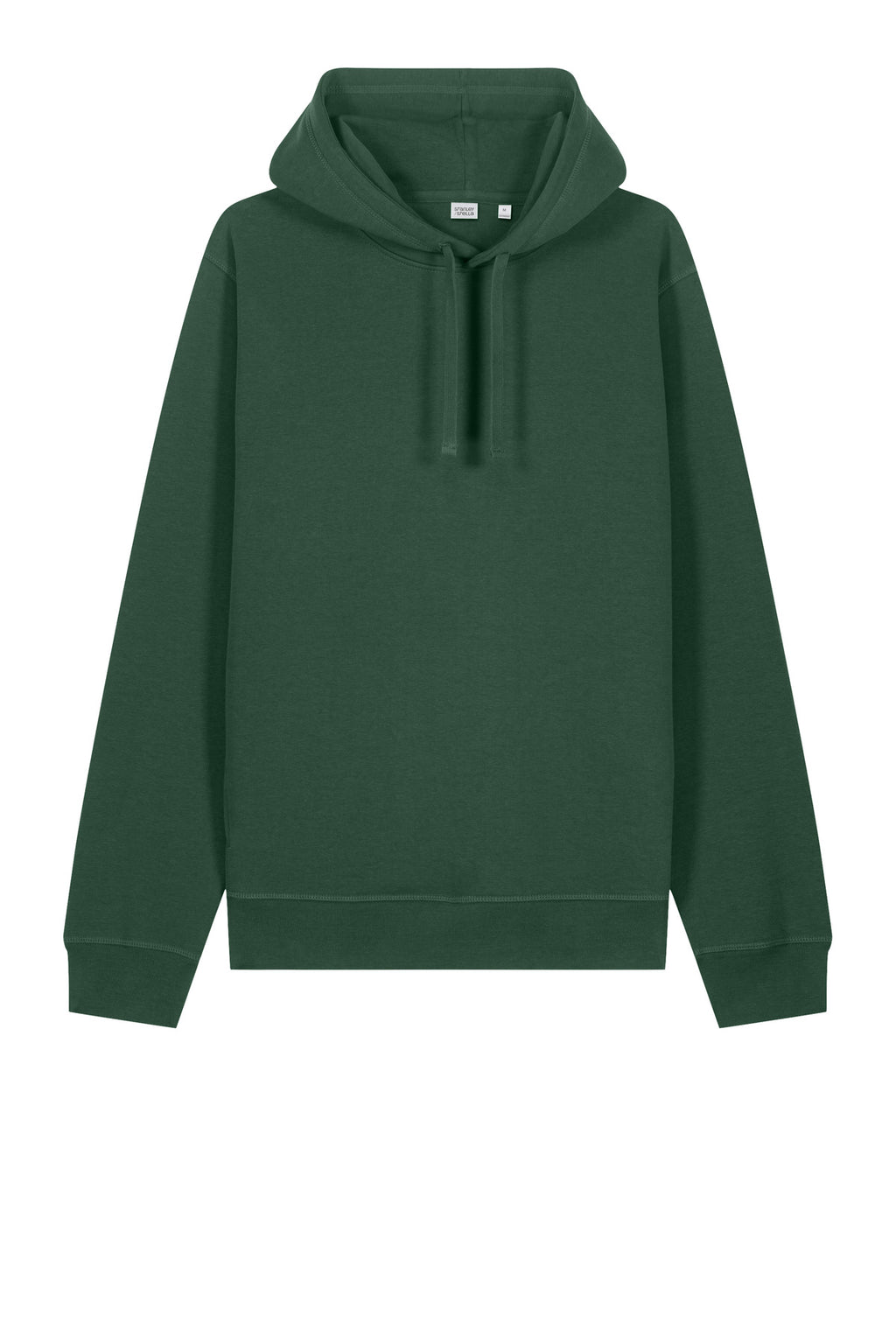 Front View of BottleGrn Stanley/Stella Unisex Sounder Hooded Sweatshirt SXU012