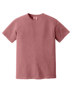 Front View of Brick COMFORT COLORS Heavyweight Ring Spun Tee. 1717
