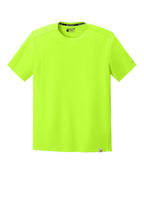 Front View of BriteLime Carhartt Force Sun Defender Short Sleeve T-Shirt CT106868
