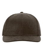 Front View of Brown Fremont Trucker Cap - 112WF