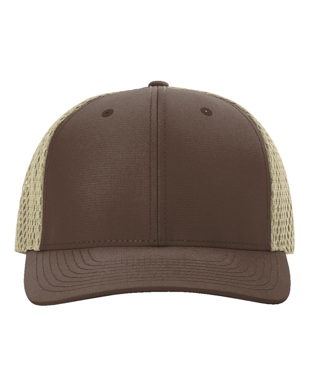 Front View of Brown/ Khaki Tilikum Cap - 835