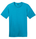 Front View of Brt Turquoise District Perfect Weight Tee. DT104