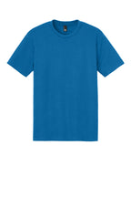 Front View of BrtBlue District Perfect Tri Tee. DM130
