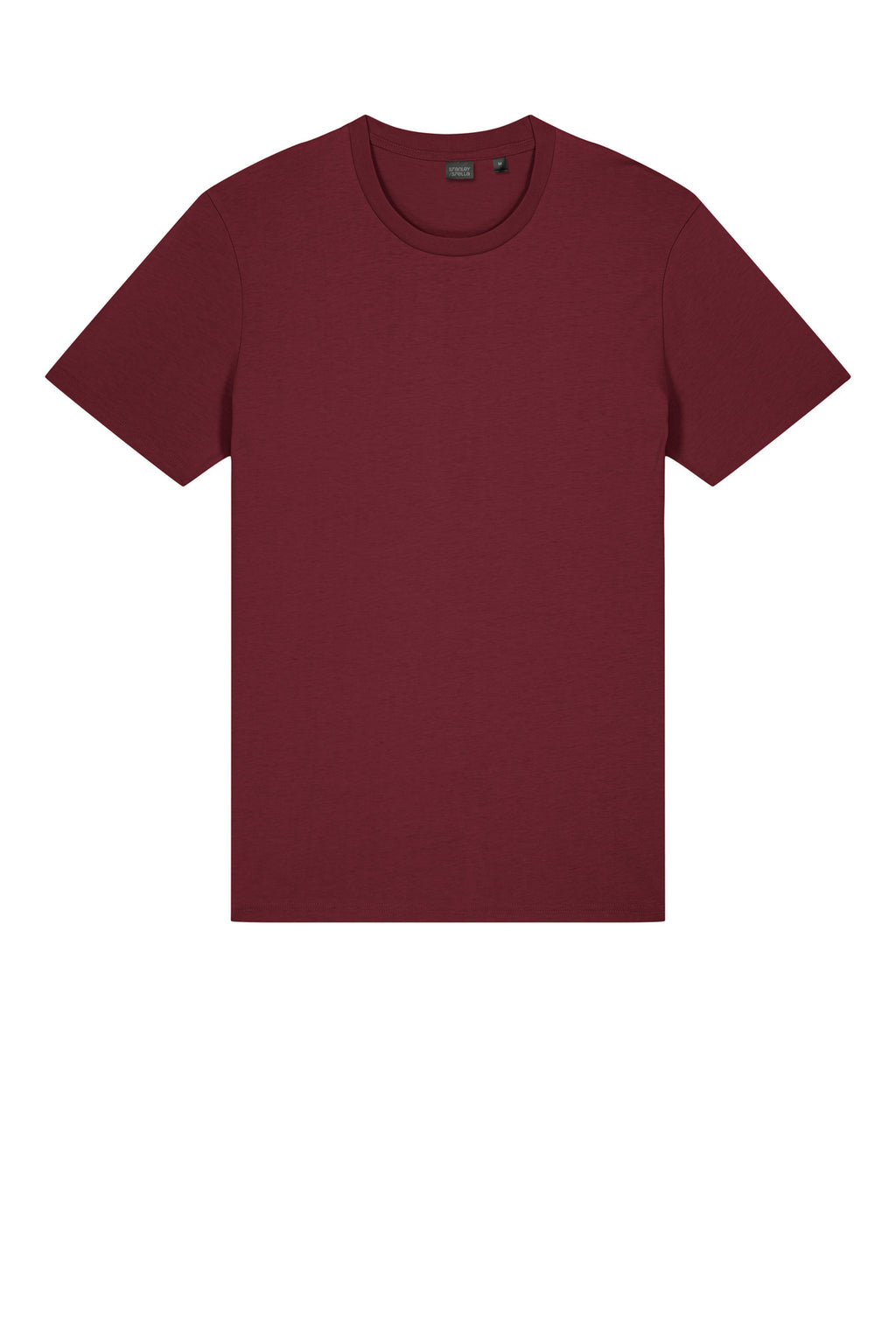 Front View of Burgundy Stanley/Stella Unisex Crafter Tee SXU007