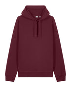 Front View of Burgundy Stanley/Stella Unisex Sounder Hooded Sweatshirt SXU012