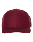 Front View of Cardinal Snapback Trucker Cap - 112