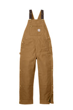 Front View of CarharttBr Carhartt Firm Duck Insulated Bib Overalls CT106672