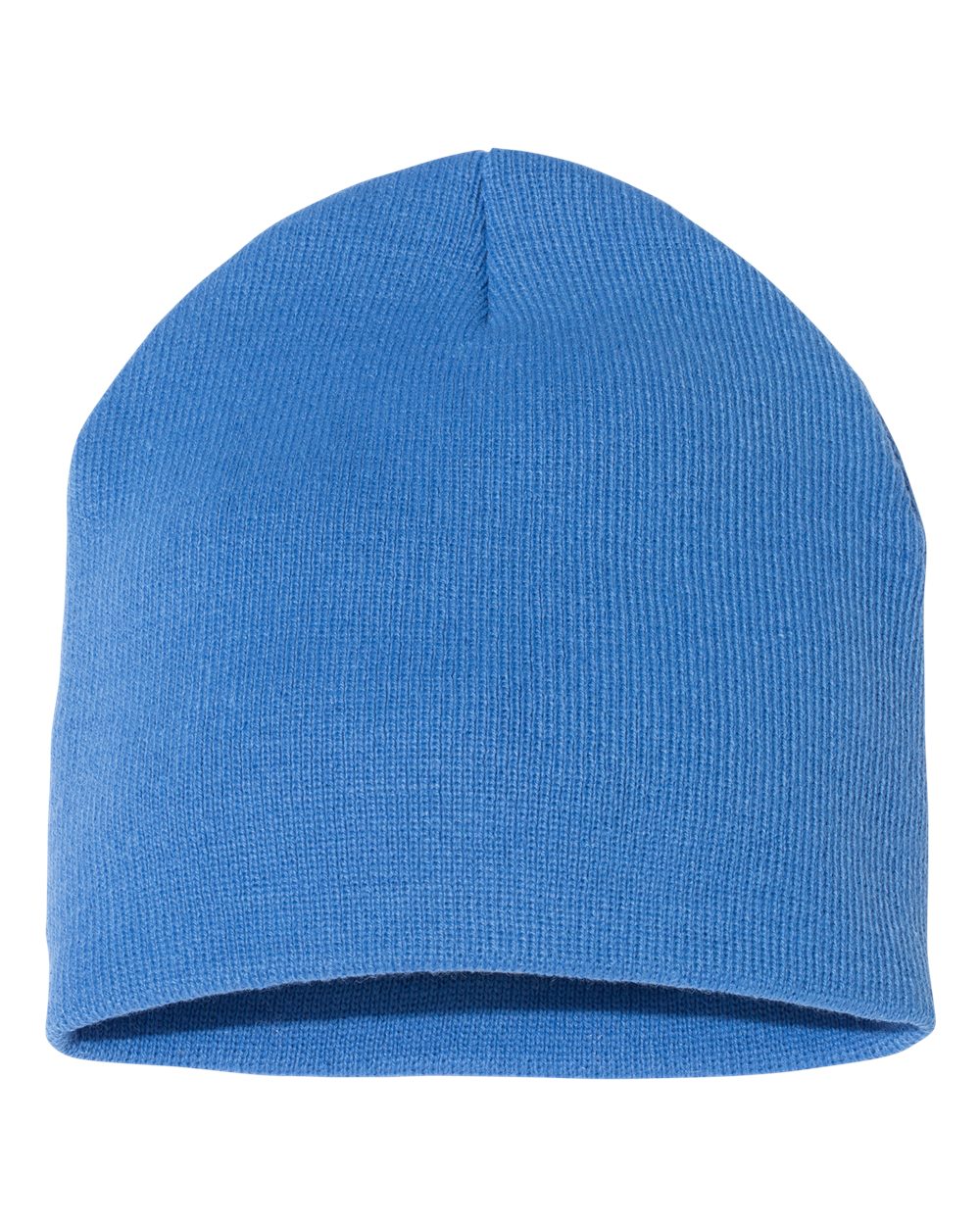 Front View of Carolina Blue 8 1/2" Beanie - 1500KC