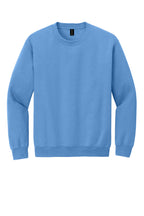 Front View of Carolina Blue Gildan Heavy Blend Crewneck Sweatshirt. 18000