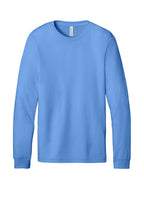 Front View of CarolinaBl BELLA+CANVAS Unisex Jersey Long Sleeve Tee. BC3501