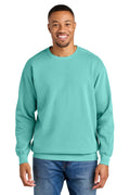 Front View of Chalky Mint COMFORT COLORS Ring Spun Crewneck Sweatshirt. 1566