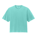 Front View of ChalkyMint Comfort Colors Women's Heavyweight Boxy Tee 3023CL