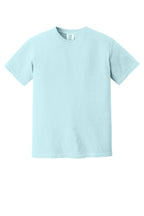 Front View of Chambray COMFORT COLORS Heavyweight Ring Spun Tee. 1717