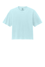 Front View of Chambray Comfort Colors Women's Heavyweight Boxy Tee 3023CL
