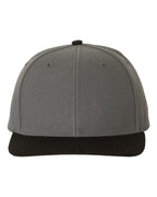 Front View of Charcoal/ Black Surge Adjustable Cap - 514