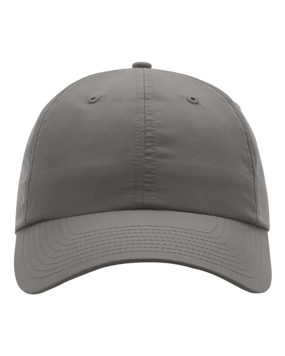 Front View of Charcoal Casual Performance Cap - 225