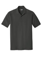 Front View of Charcoal CornerStone Select Lightweight Snag-Proof Polo. CS418
