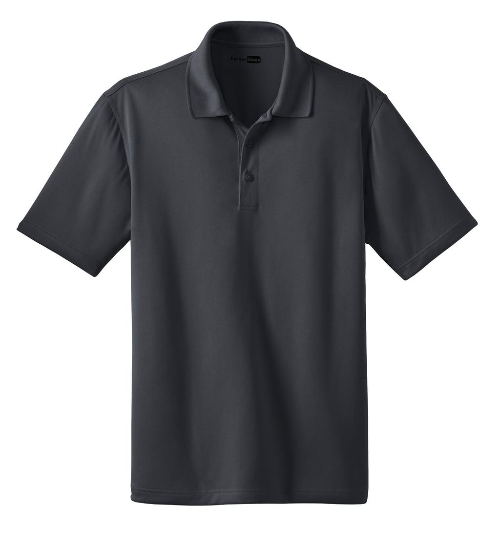 Front View of Charcoal CornerStone - Select Snag-Proof Polo. CS412