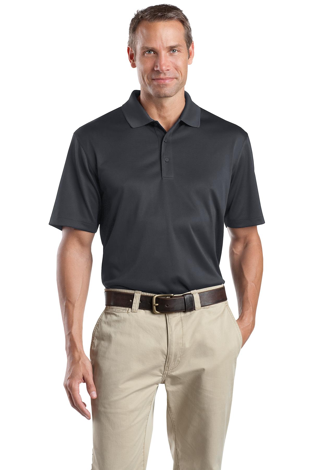 Front View of Charcoal CornerStone - Select Snag-Proof Polo. CS412