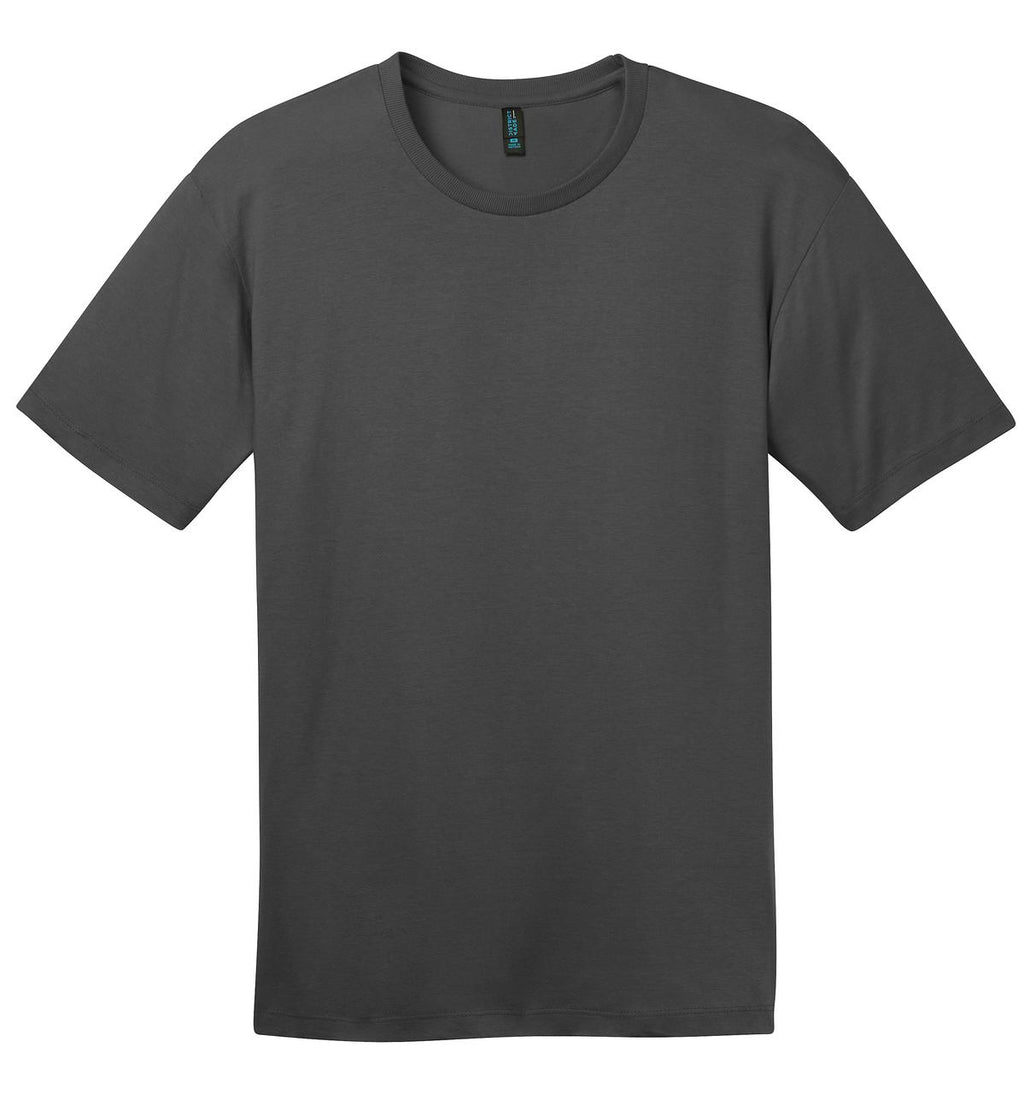 Front View of Charcoal District Perfect Weight Tee. DT104