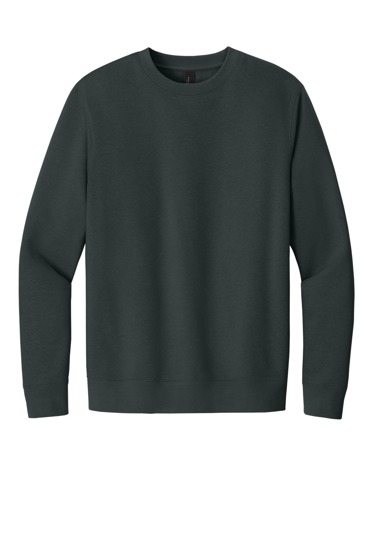Front View of Charcoal District V.I.T. Fleece Crew DT6104