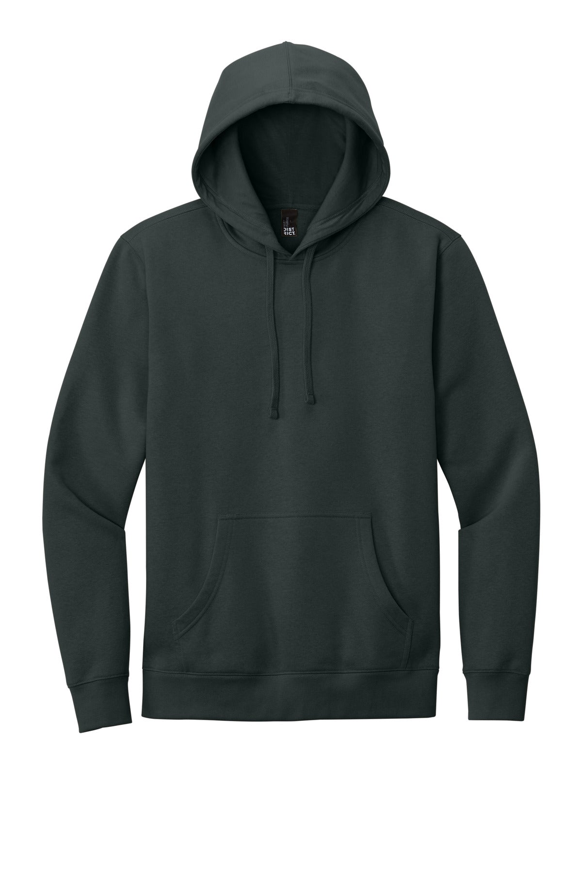 Front View of Charcoal District V.I.T. Fleece Hoodie DT6100