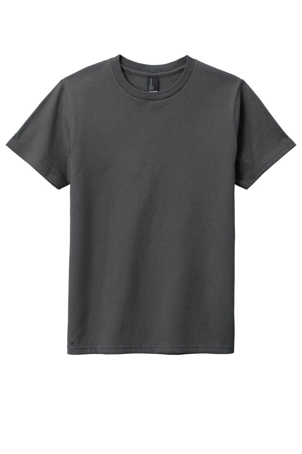 Front View of Charcoal District Youth Very Important Tee . DT6000Y