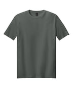 Front View of Charcoal Gildan Softstyle T-Shirt. 64000