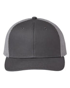 Front View of Charcoal/ Grey Everyday Trucker Cap - GB452E