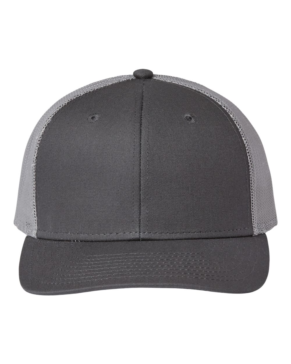 Front View of Charcoal/ Grey Everyday Trucker Cap - GB452E