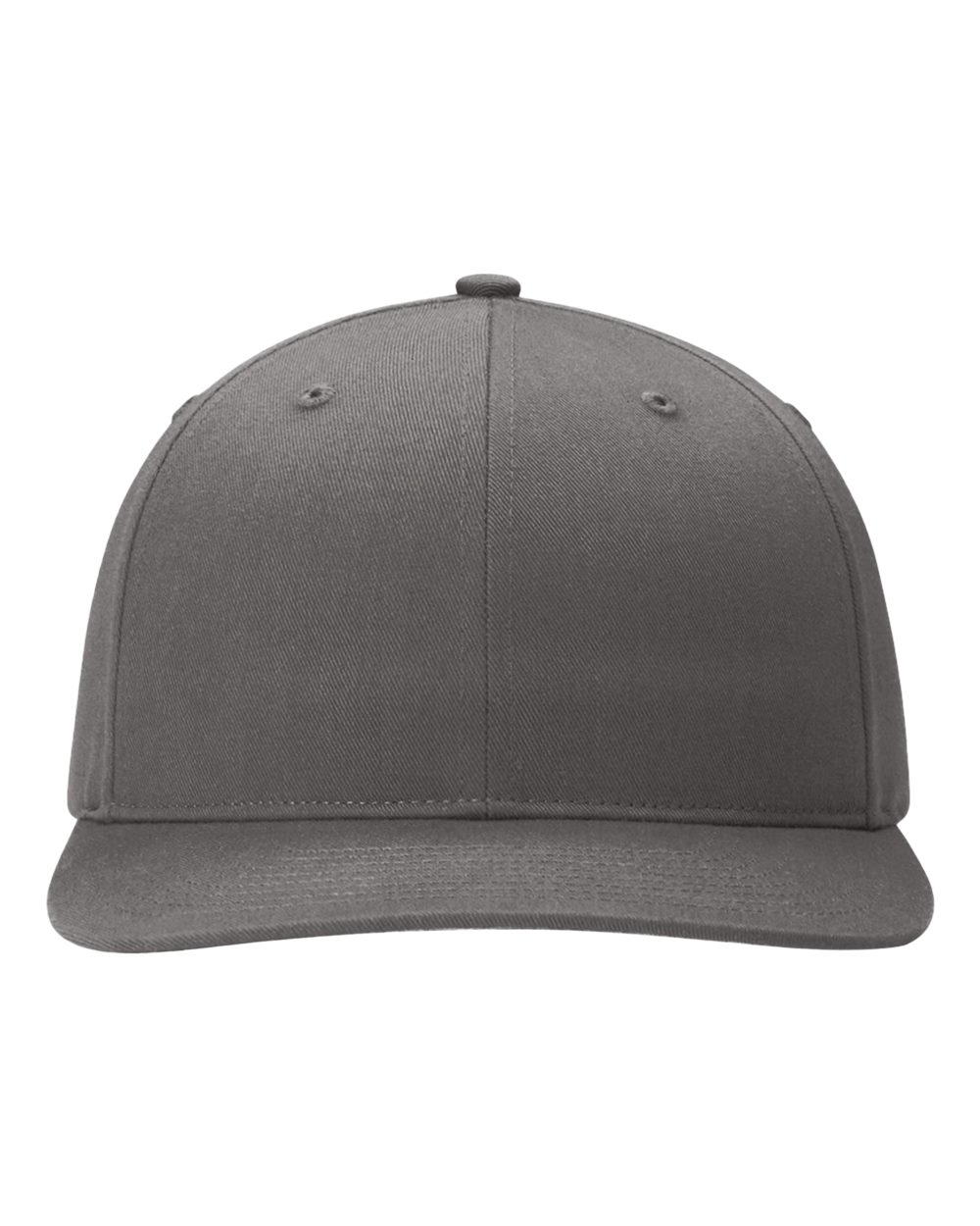 Front View of Charcoal Twill Back Trucker Cap - 312